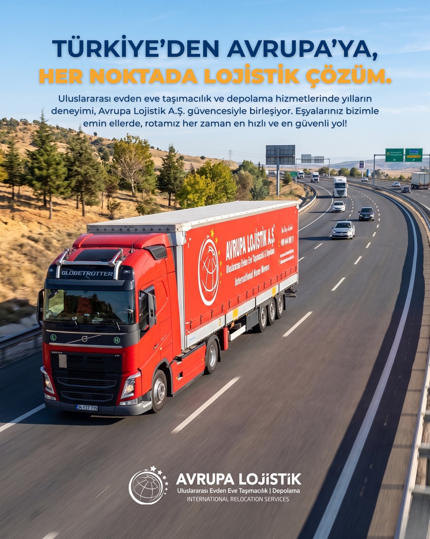 Sınırları Aşıyoruz, Güvenle Taşıyoruz! 🚛🌍Türkiye’den Avrupa’nın her noktasına, eşyalarınızı yılların verdiği deneyim ve Avrupa Lojistik güvencesiyle ulaştırıyoruz. Uluslararası evden eve nakliyat ve depolama çözümlerimizle, taşınma sürecindeki tüm yükü omuzlarınızdan alıyoruz.✅ Hızlı Teslimat✅ Profesyonel Paketleme✅ Sigortalı Taşımacılık✅ 7/24 DestekSiz sadece yeni başlangıçların hayalini kurun, gerisini biz halledelim.📍 Rotamız: Güven, Hedefimiz: Mutluluk.#AvrupaLojistik #UluslararasıNakliyat #EvdenEveNakliyat #LojistikÇözümleri #TürkiyeAvrupa