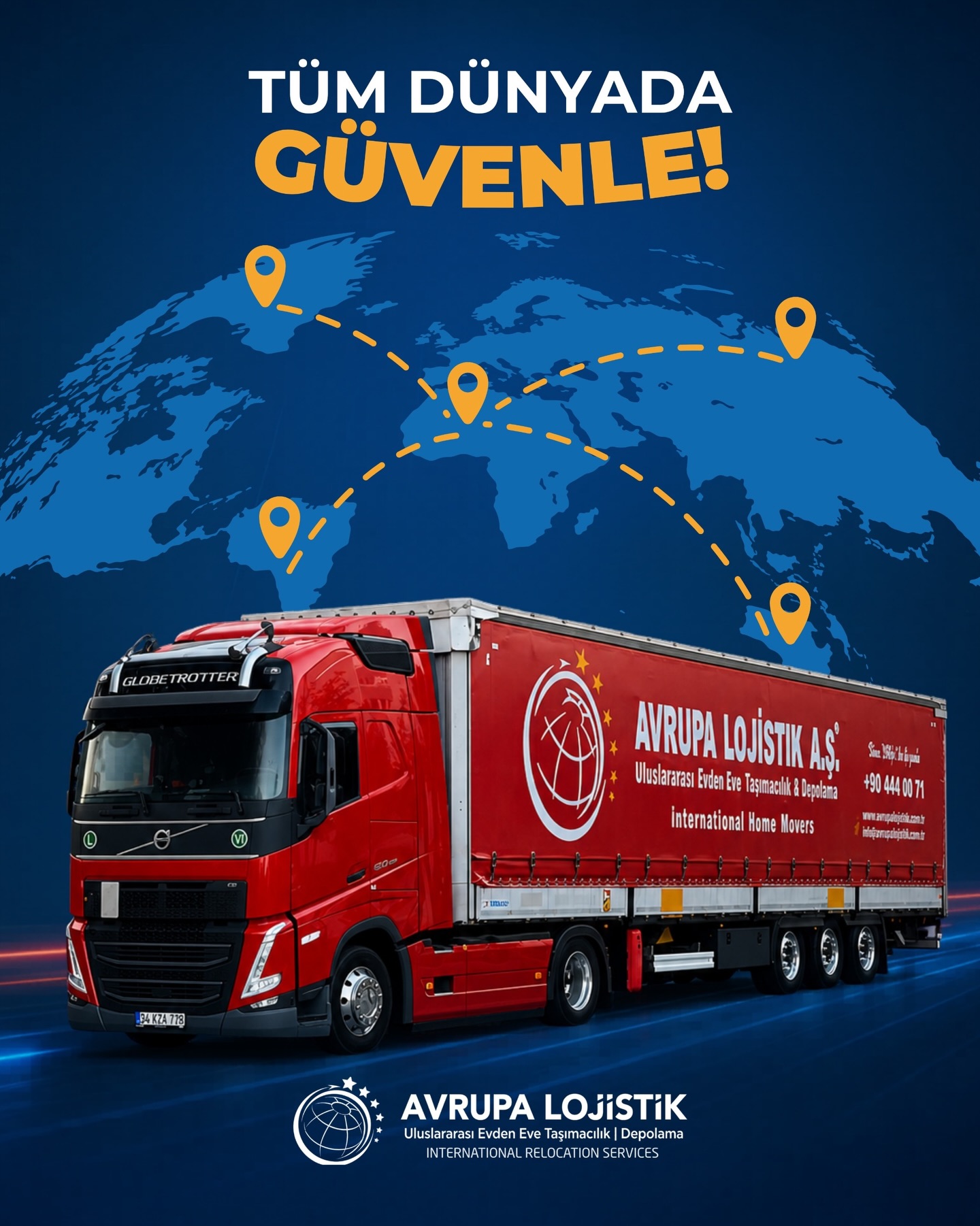 Sınırlar sizi durdurmasın! 🌍 Avrupa Lojistik olarak, evinizi dünyanın bir ucundan diğerine aynı titizlik ve güvenle taşıyoruz. Uluslararası evden eve taşımacılık ve depolama çözümlerimizle, yeni başlangıçlarınızda yanınızdayız.📦 Hizmetlerimiz:Uluslararası Evden Eve NakliyatProfesyonel Depolama ÇözümleriGüvenli Paketleme ve Lojistik Desteği📍 Tüm dünyada güvenle!
📞 Detaylı bilgi için: +90 444 00 71#AvrupaLojistik #UluslararasıNakliyat #EvdenEveTaşımacılık #Lojistik #Depolama