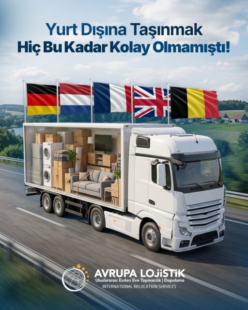 Almanya, Hollanda, Fransa, İngiltere, Belçika ve tüm Avrupa ülkelerine uluslararası evden eve nakliyat ve depolama hizmetlerimizle yanınızdayız. Gümrükleme süreçlerinden paketlemeye kadar tüm detayları biz hallediyoruz, size sadece yeni hayatınızın tadını çıkarmak kalıyor.📦 Sigortalı ve güvenli taşımacılık🚛 Profesyonel ekiple kapıdan kapıya teslimat🔒 Güvenli depolama çözümleriDetaylı bilgi ve ücretsiz teklif almak için DM üzerinden bizimle iletişime geçebilir veya biyografimizdeki linki ziyaret edebilirsiniz! 📲✨#AvrupaLojistik #YurtdışıTaşınma #UluslararasıNakliyat #EvdenEveTaşımacılık #AlmanyaNakliye